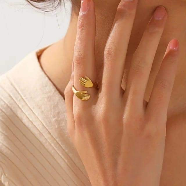 Cute Hug Rings Set for Couples/Women/Men