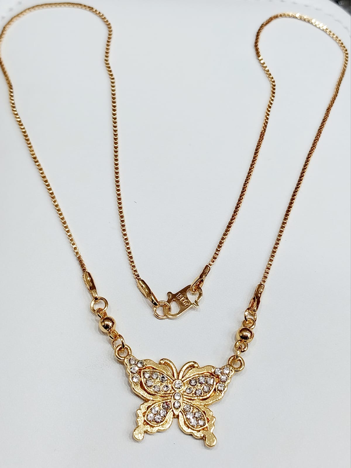 Elegant Butterfly Pendant Necklace