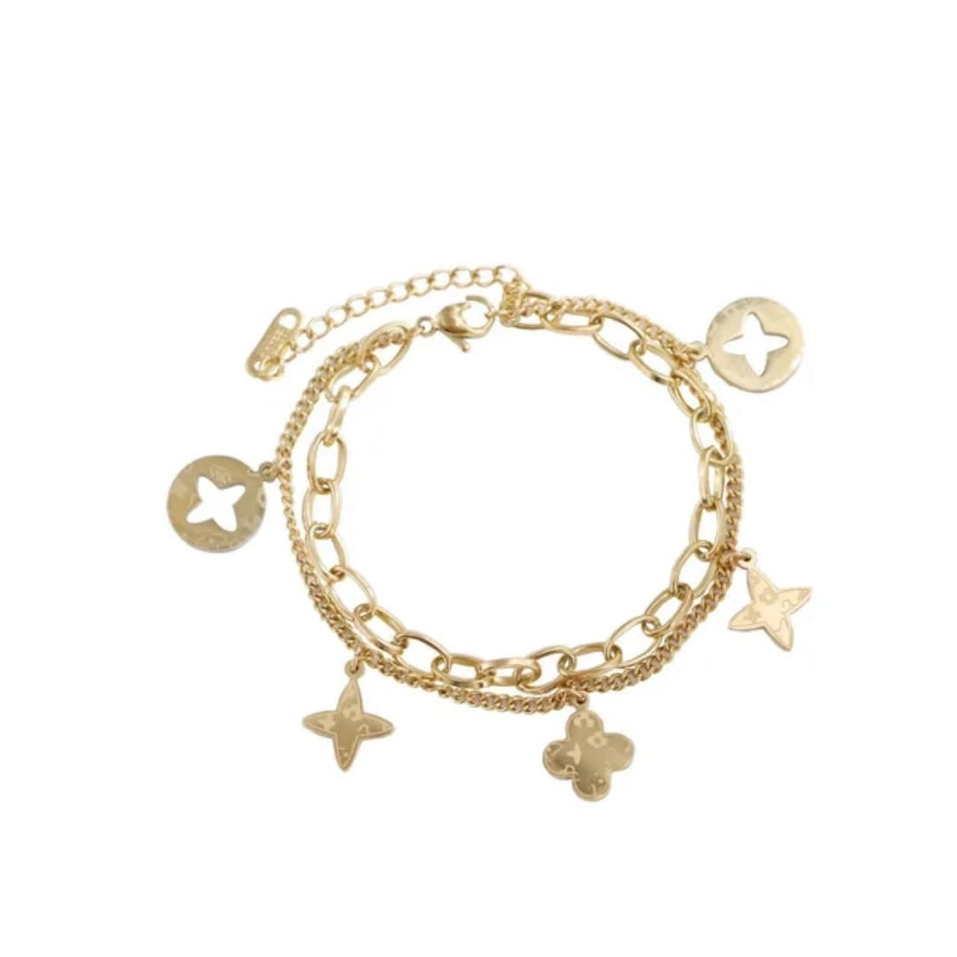 Louis Vuitton LV Design Layered Bracelet