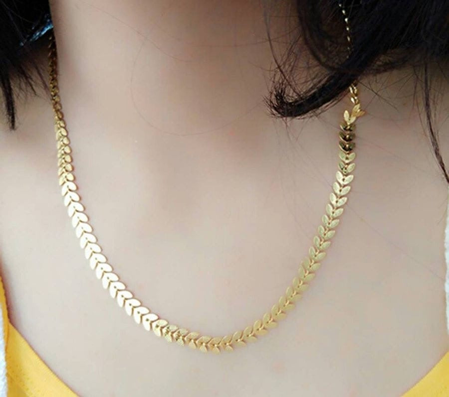 Golden Link Chain Necklace