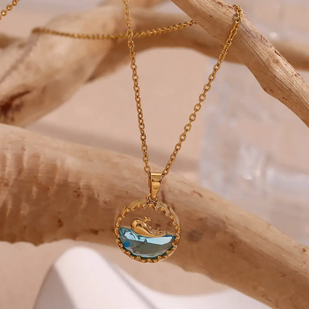 Elegant Whale Pendant Necklace