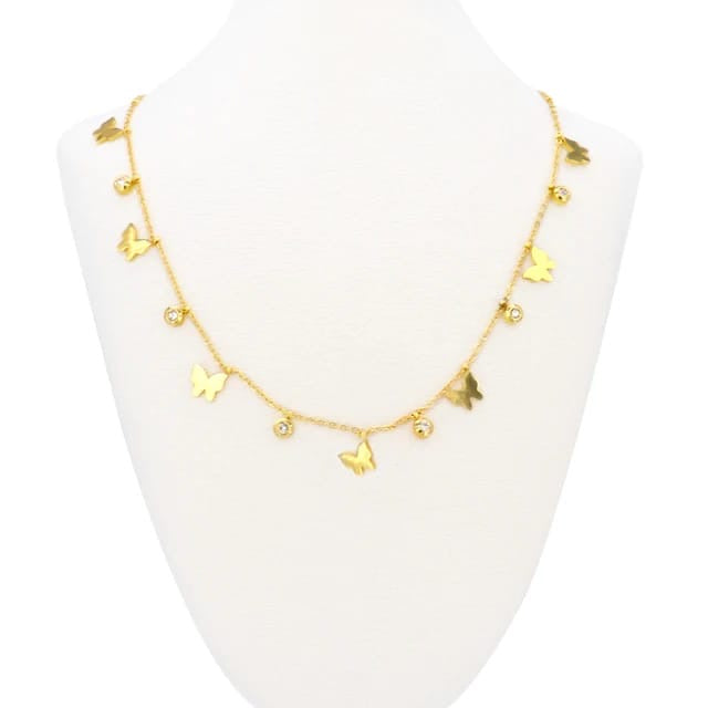 Minimalistic Butterflies Necklace