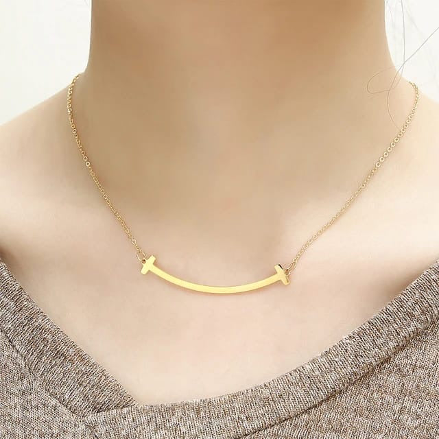 Tiffany T Smile Design Necklace