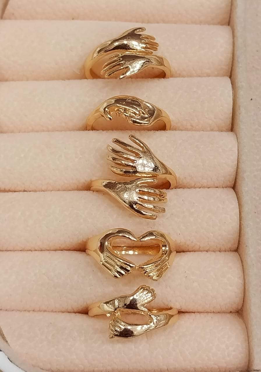 Cute Hug Rings Set for Couples/Women/Men