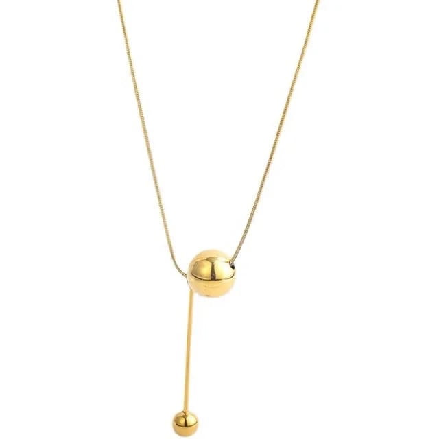 Delicate Gold Chain with Dangling Accent