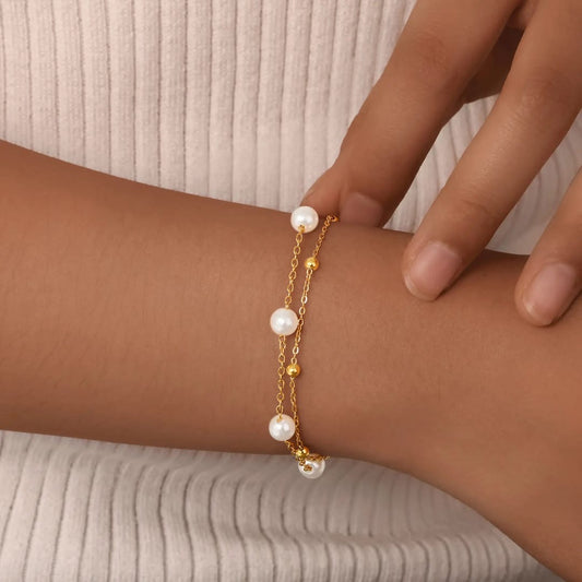 Elegant Multi-Layer Beads Bracelet