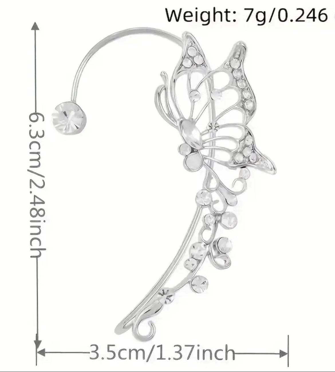 Crystal Fairy Ear-cuffs
