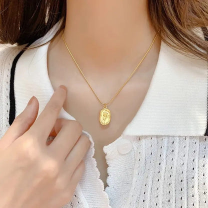 Vintage Rose Necklace