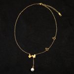 Double Butterfly Charm Necklace - Image 6