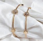 Pair of Adjustable Golden Bracelets - Image 4