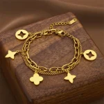 Louis Vuitton LV Design Layered Bracelet - Image 2