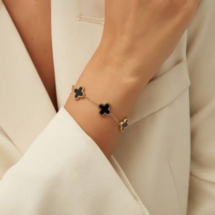 Vancleef Bracelet Multi-Stone Black/Silver