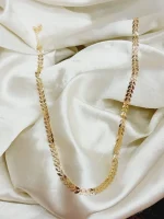 Golden Link Chain Necklace - Image 3