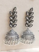 Classic Style Jhumka Earrings - Image 3