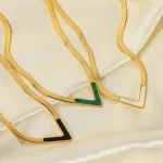 V-Shaped Necklace - Image 2