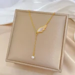 Elegant Angel Wings Pendant - Image 4