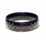 Black Titanium Gucci Ring
