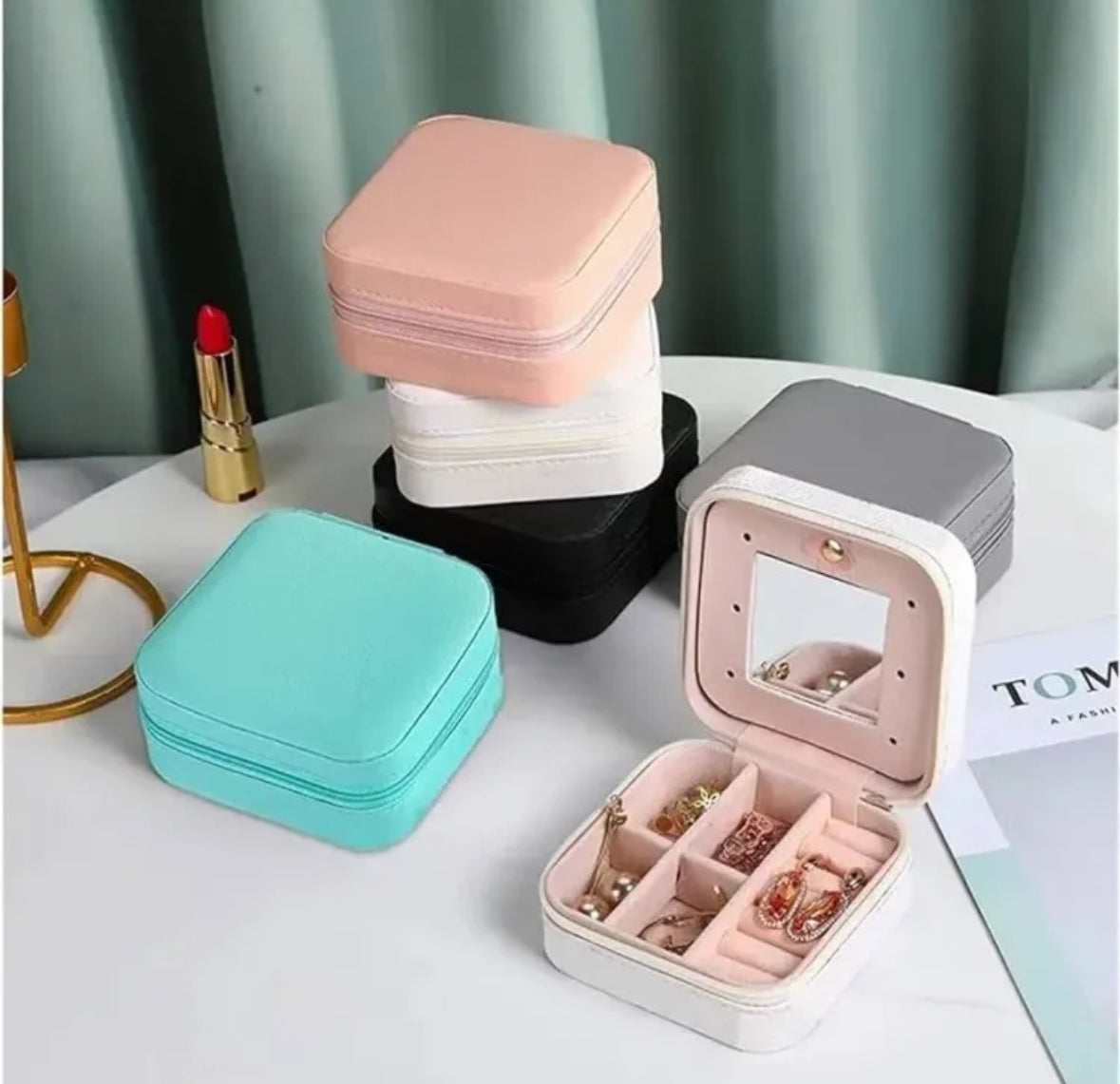 9FF69962-8EE0-4643-85A3-D629750C8D1A Jewelry Organizer Travel Box - Image 1