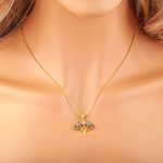 Multi-Stone Flower Necklace Set