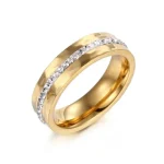 Elegant Zircon Couple Rings - Image 6