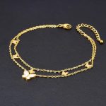 Double Layer Butterflies Anklet & Bracelet Set - Image 2