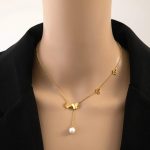 Double Butterfly Charm Necklace
