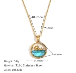 Elegant Whale Pendant Necklace - Image 6