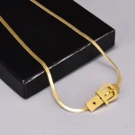 Luxury Buckle Design Choker Pendant - Image 2