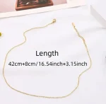 Plain Golden Locket Chain - Image 2