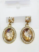 Raindrop Elegance - Graceful Water Drop Dangle Earrings - Image 4