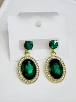 Raindrop Elegance - Graceful Water Drop Dangle Earrings - Image 5