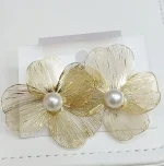 Elegantly Blooming Flower - Exquisite Floral Earrings Collection - Image 2
