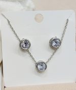 Stunning Oxidized Sterling Silver Necklace Set