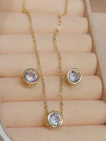 Stunning Oxidized Sterling Silver Necklace Set - Image 2