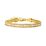 Elegant Zircon Layered Tennis Bracelet