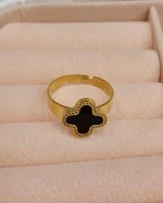 Vancleef Four Leaf Clover Ring - Image 2