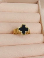 Vancleef Four Leaf Clover Ring - Image 4