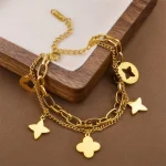 Louis Vuitton LV Design Layered Bracelet - Image 5